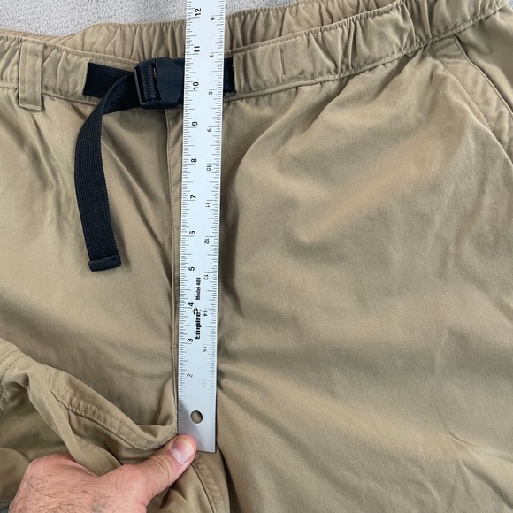 Duluth Trading Convertible Pants Men XL (36x32) Beige Nylon Performance Belted - Picture 10 of 12